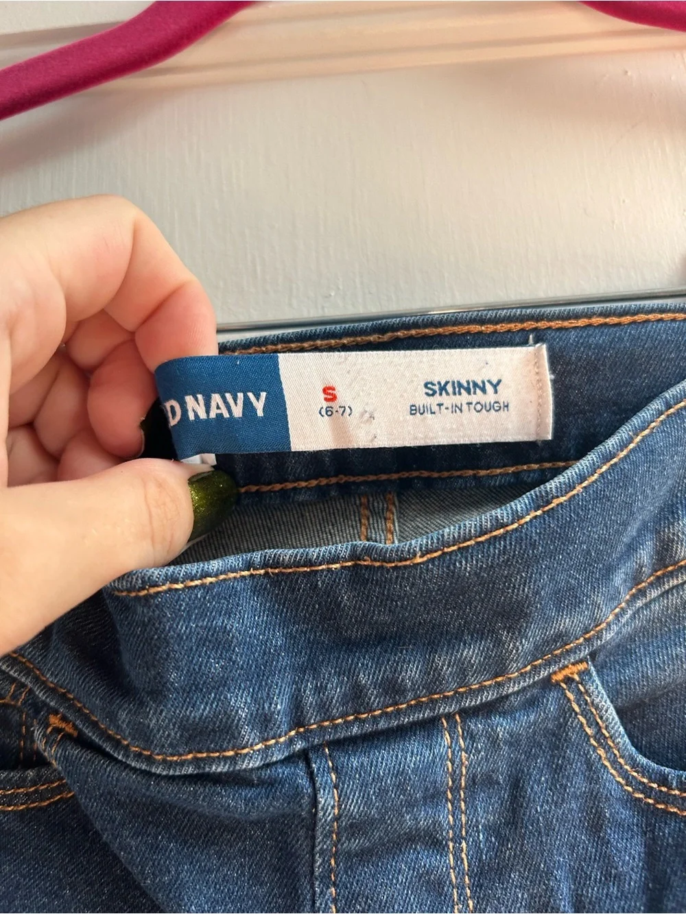 Old Navy Girls Stretch Skinny Jeans Jeggings - Size 6-7